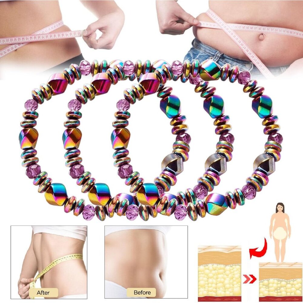 Multicolor Adjustable Hematite Bracelet - Stylish… - image 6